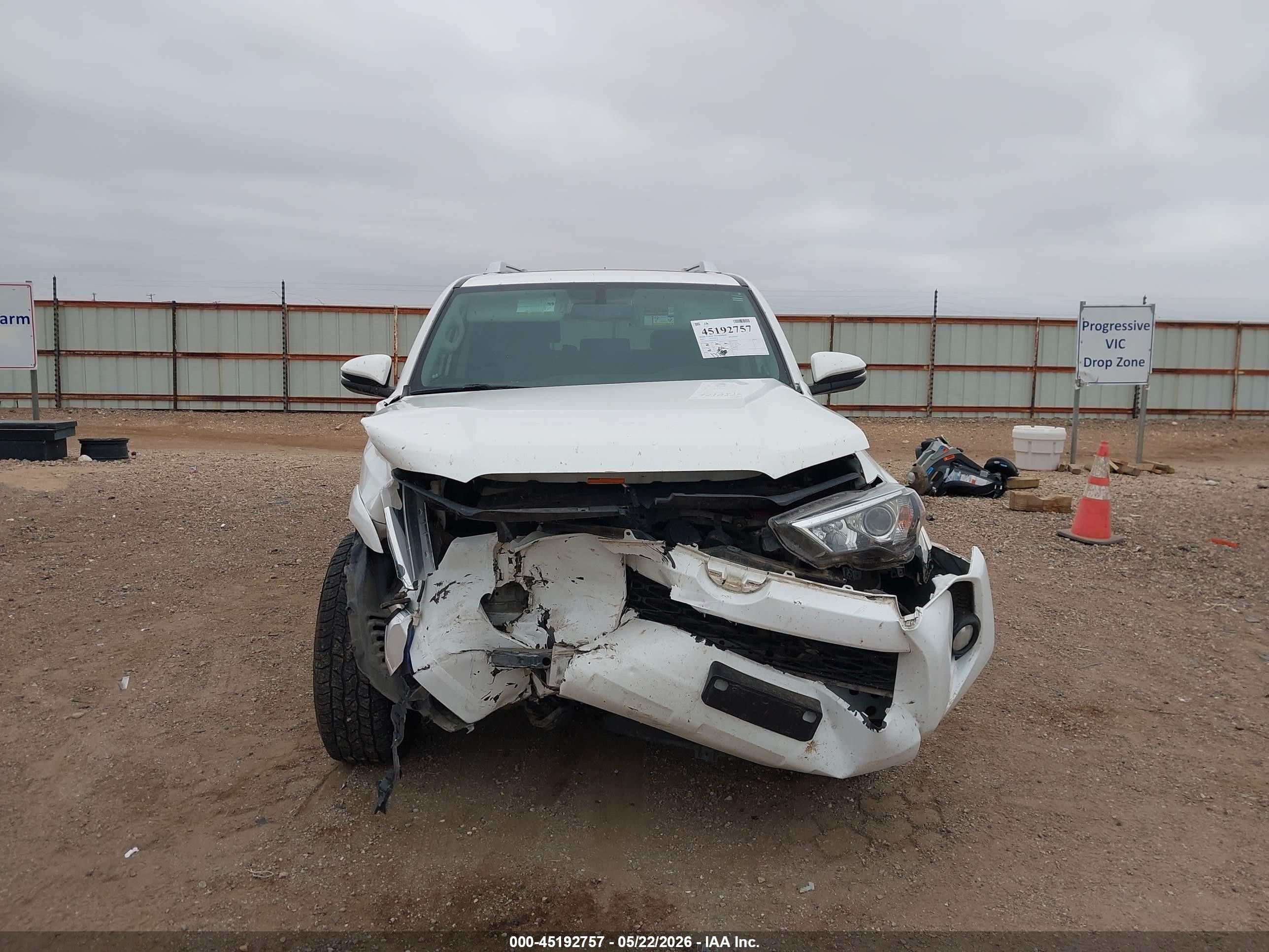 2015 Toyota 4runner Sr5 Premium White vin: JTEZU5JRXF5089508