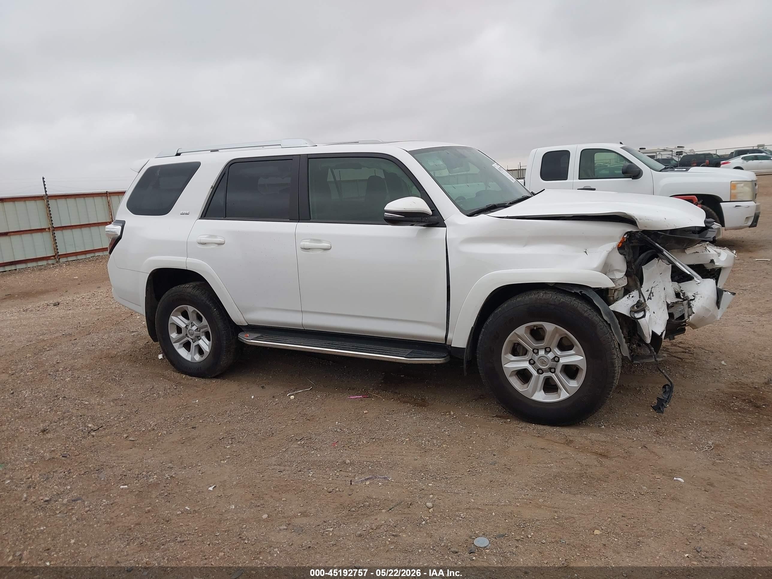 2015 Toyota 4runner Sr5 Premium White vin: JTEZU5JRXF5089508