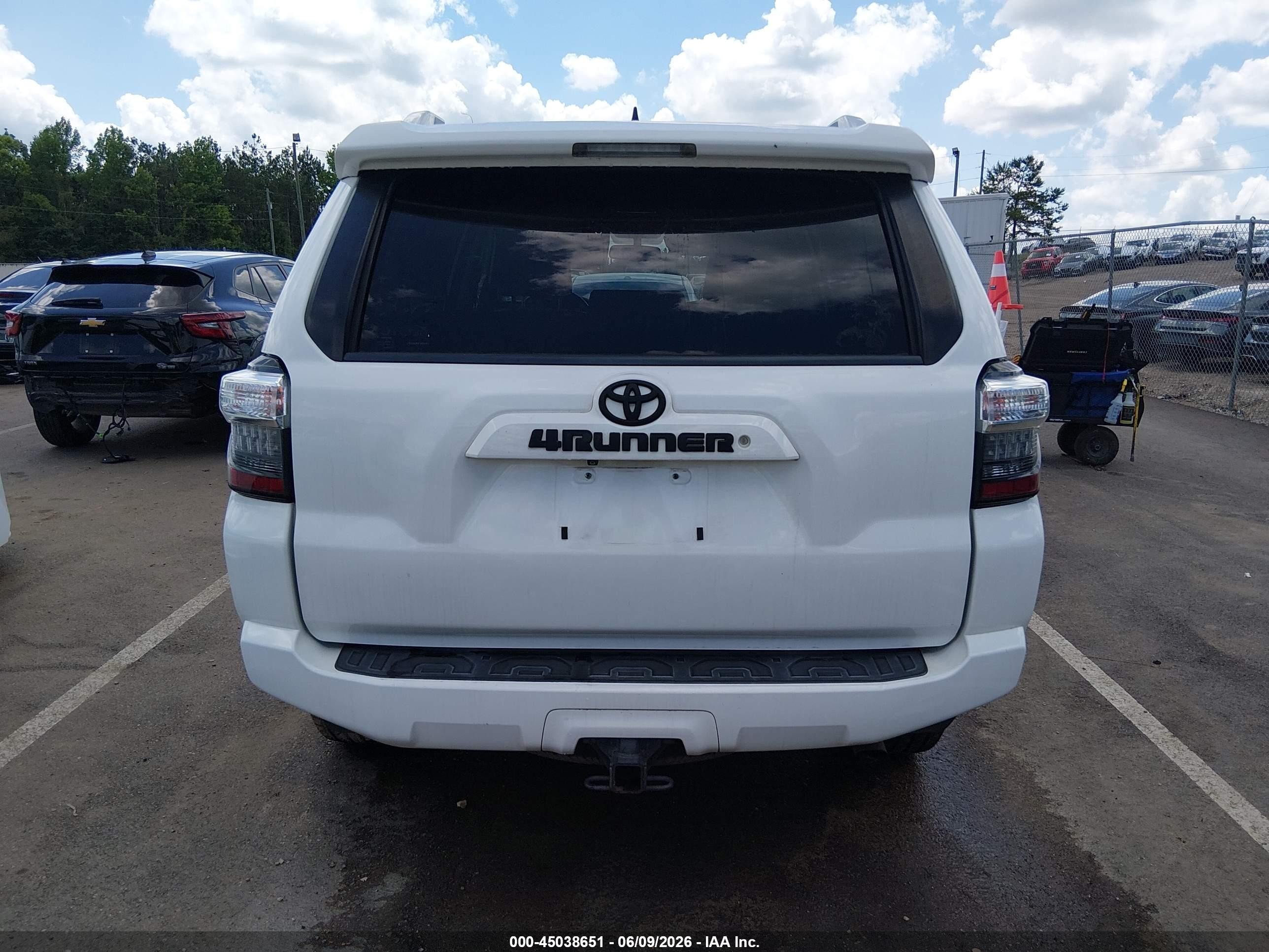 2015 Toyota 4runner Sr5 Premium White vin: JTEZU5JRXF5094613