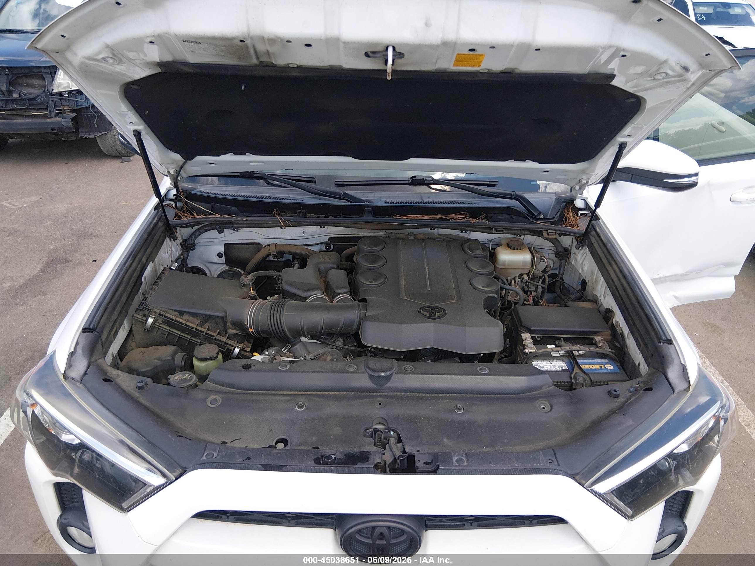 2015 Toyota 4runner Sr5 Premium White vin: JTEZU5JRXF5094613