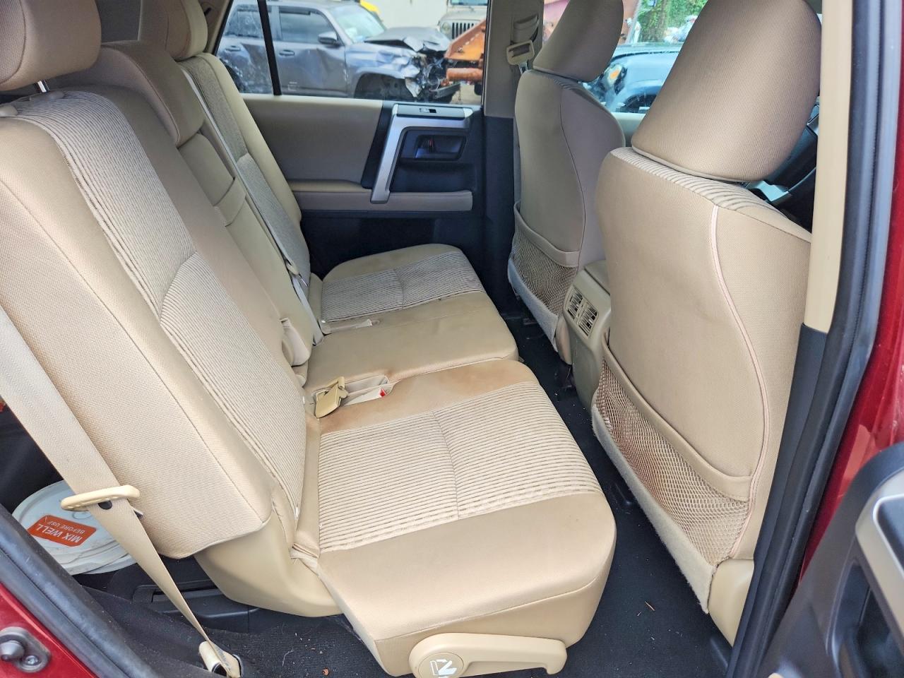 2011 Toyota 4runner Burgundy vin: JTEZX5JR4B5000470