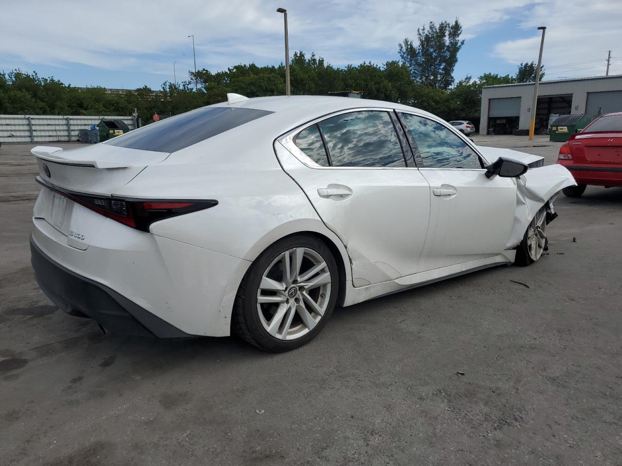 2022 Lexus Is 300 Белый vin: JTHAA1D22N5118644