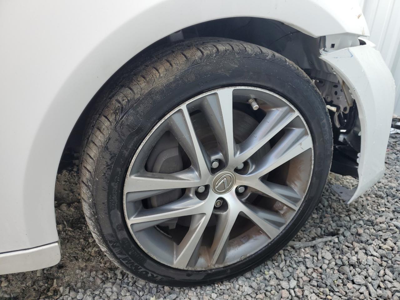 2020 Lexus Is 300 White vin: JTHAA1D26L5101245 Damage: Right Front Wheel, Curb Rash, > 12 Inches