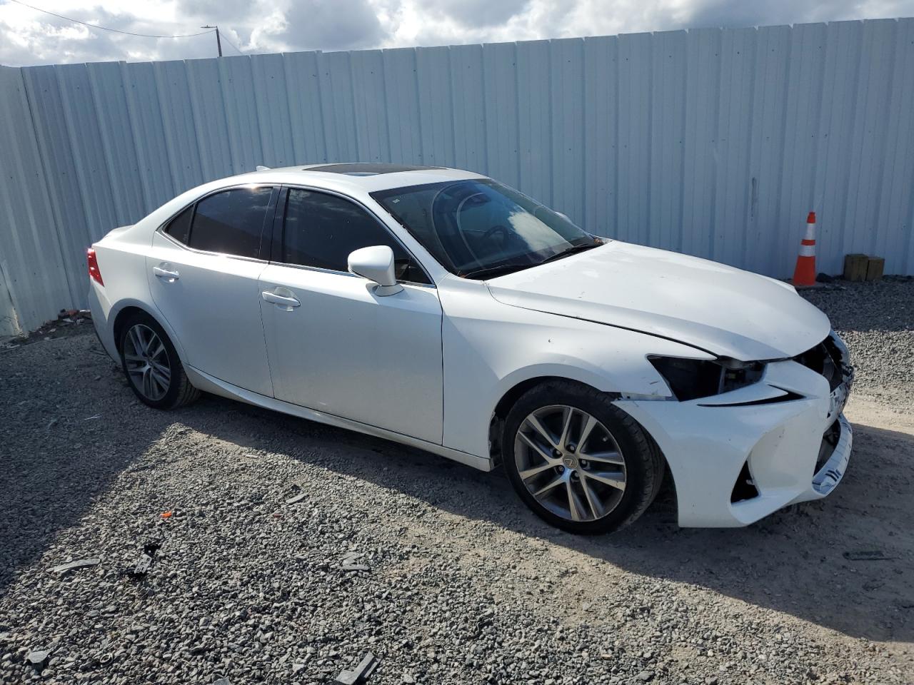 2020 Lexus Is 300 White vin: JTHAA1D26L5101245 Damage: Right Head Lamp, Missing, Replacement Required