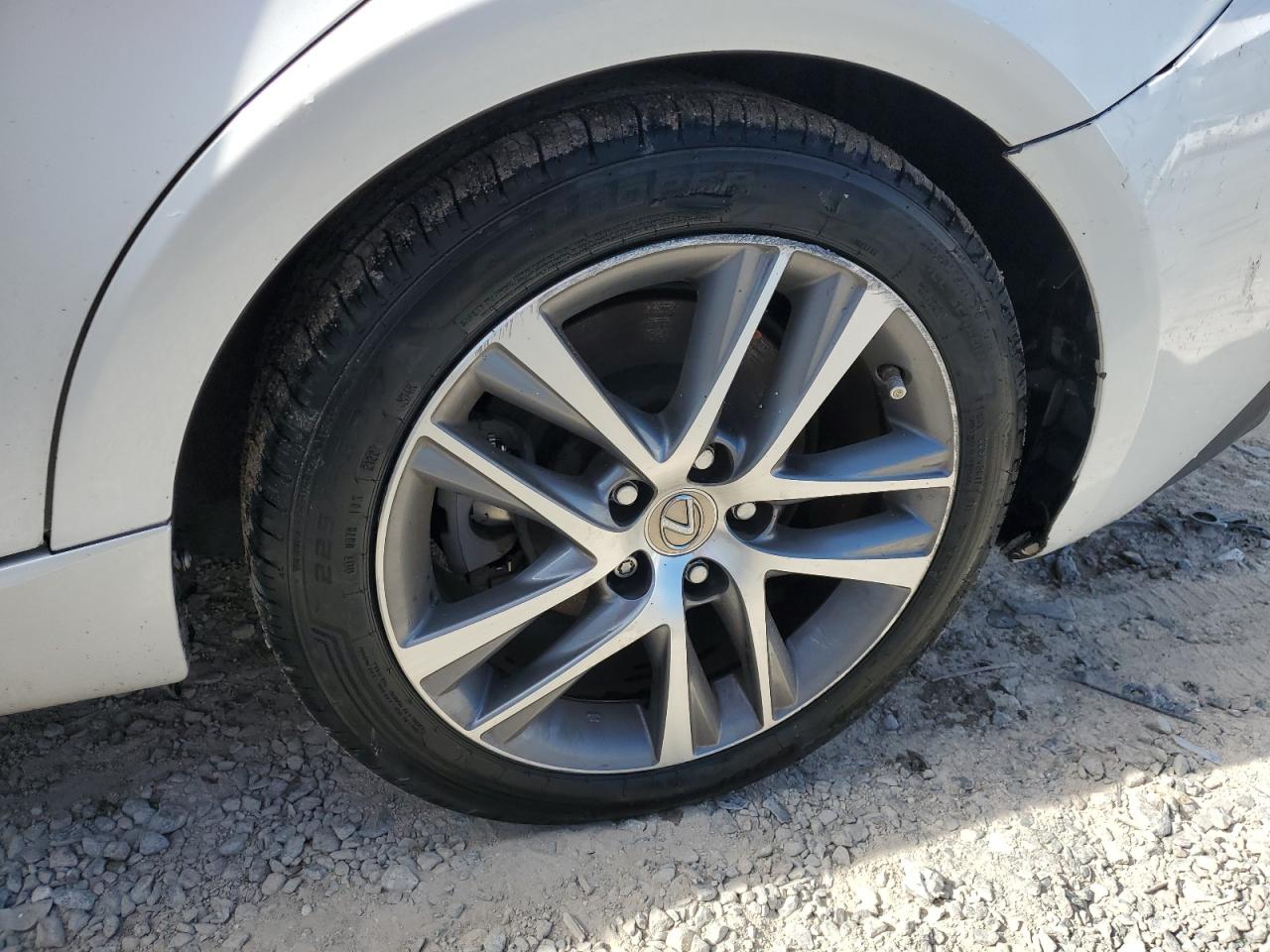 2020 Lexus Is 300 White vin: JTHAA1D26L5101245 Damage: Left Rear Wheel, Curb Rash, > 12 Inches
