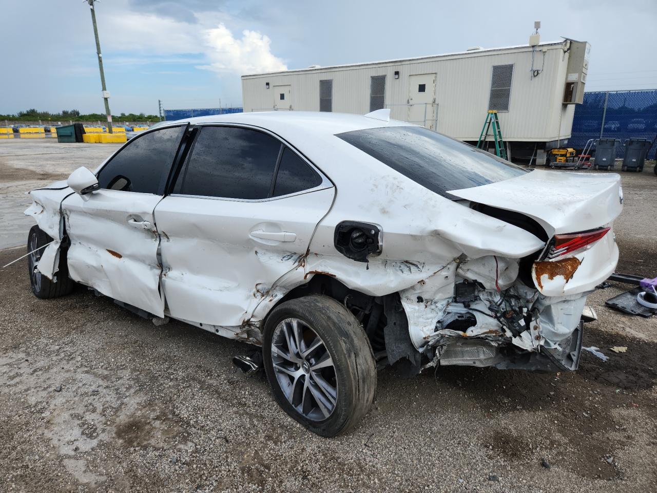 2020 Lexus Is 300 White vin: JTHAA1D2XL5108425 Damage: Left Qtr Panel, Severe Damage, Replacement Required