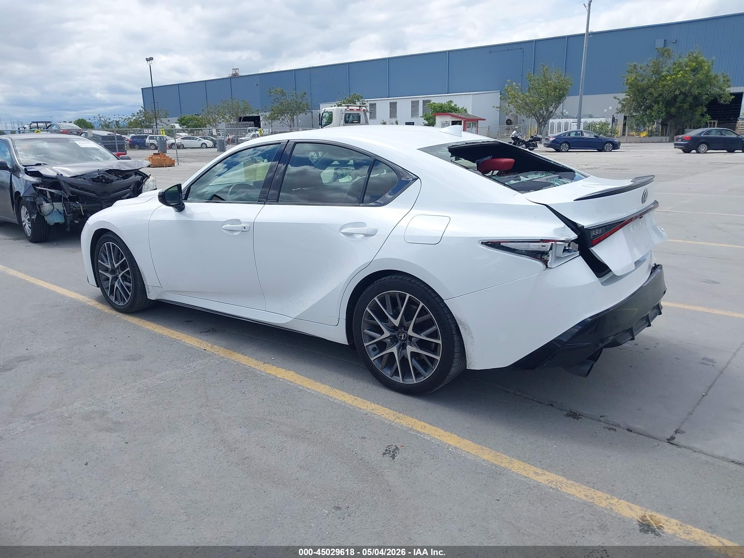 2024 Lexus Is 500 F Sport Performance Premium White vin: JTHAP1D21R5005448