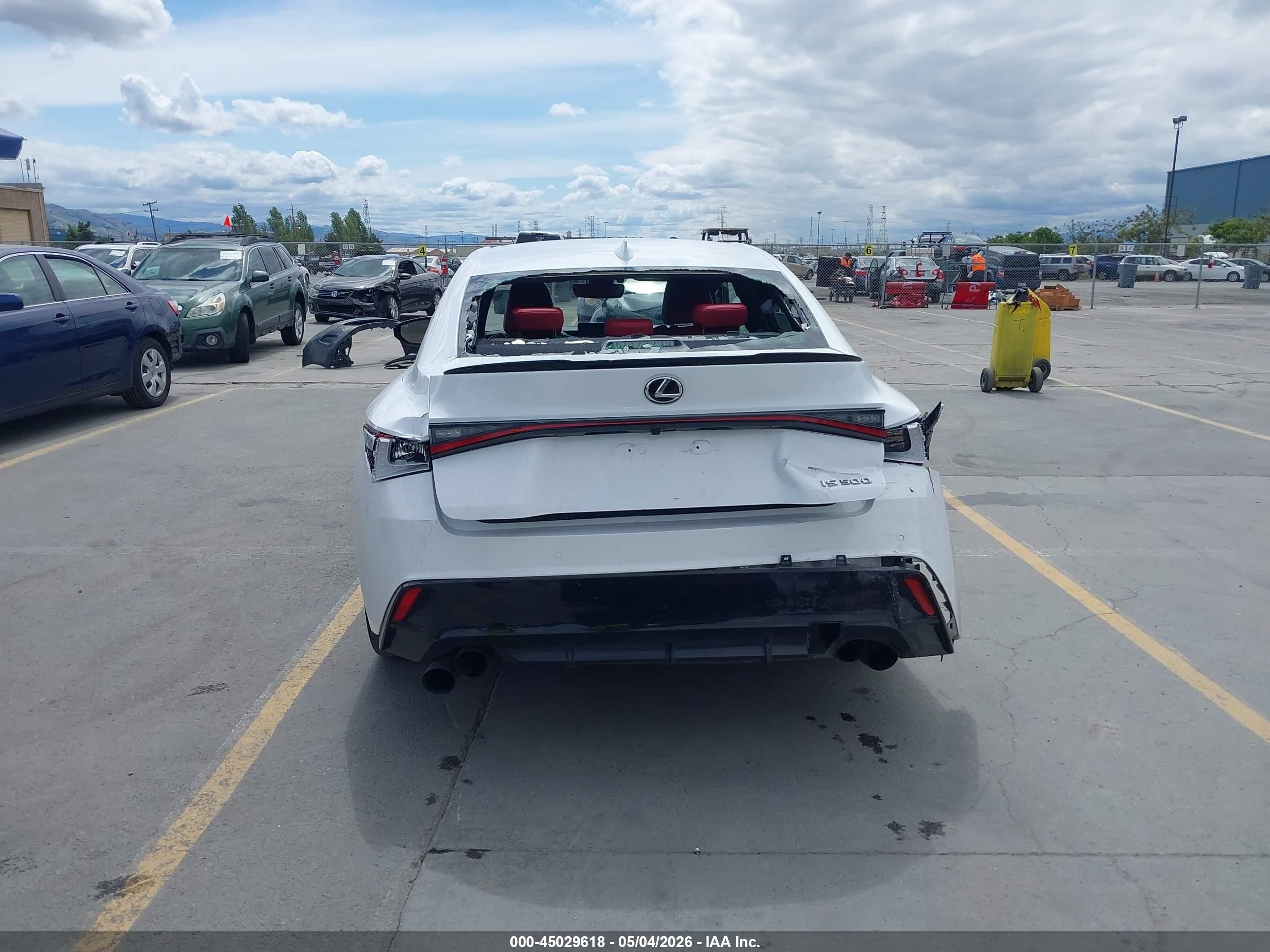 2024 Lexus Is 500 F Sport Performance Premium White vin: JTHAP1D21R5005448