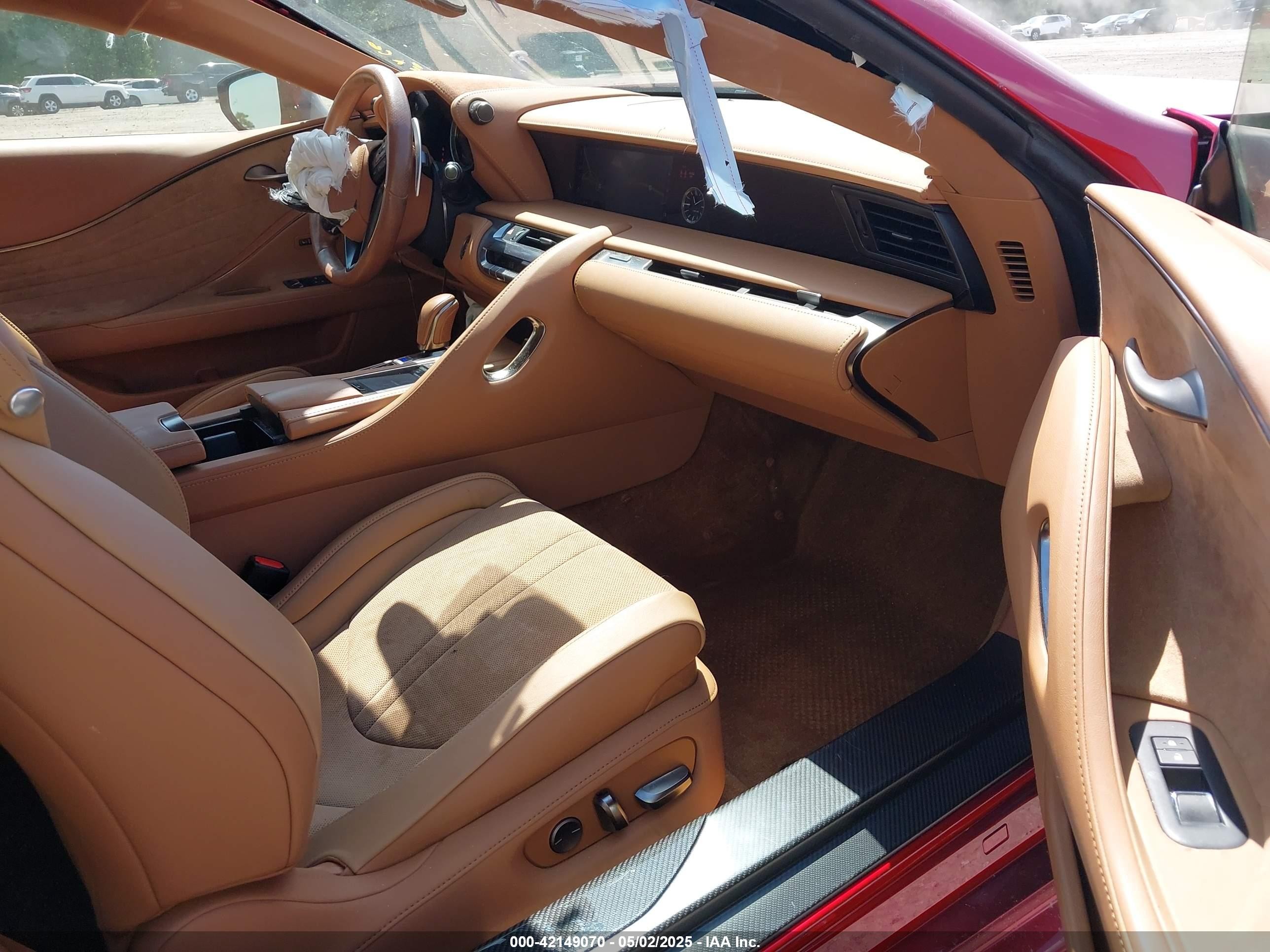 2021 Lexus Lc 500   Red vin: JTHAP5AY3MA103106