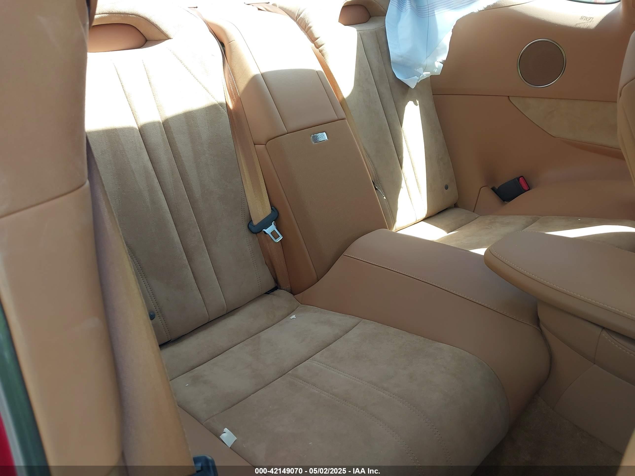 2021 Lexus Lc 500   Red vin: JTHAP5AY3MA103106