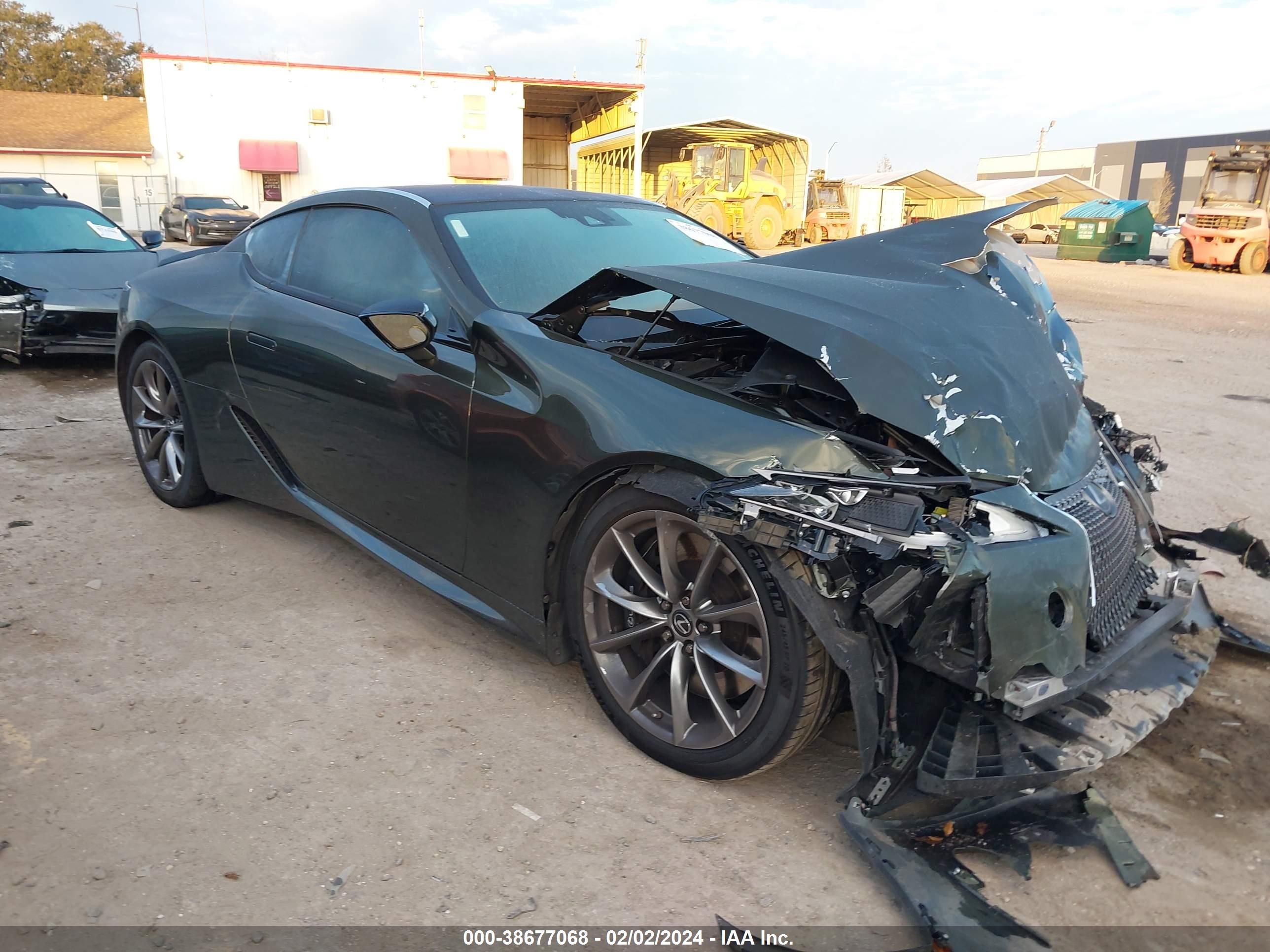 2021 Lexus Lc 500   Green vin: JTHAP5AY9MA100405