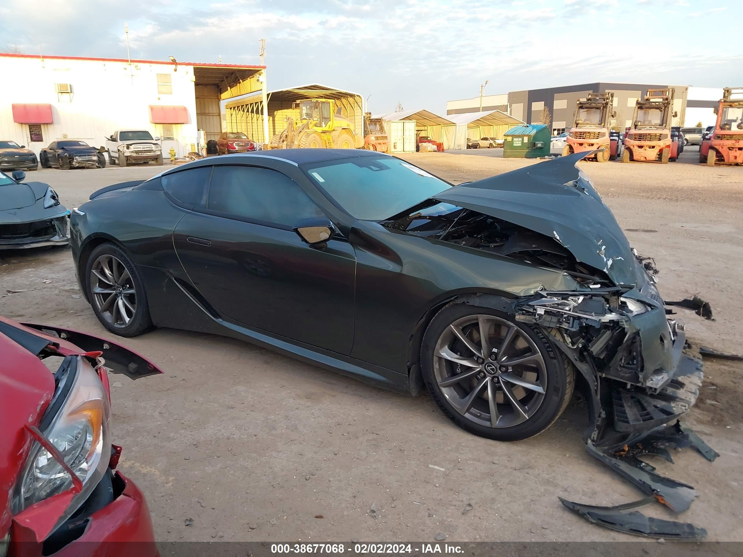 2021 Lexus Lc 500   Green vin: JTHAP5AY9MA100405