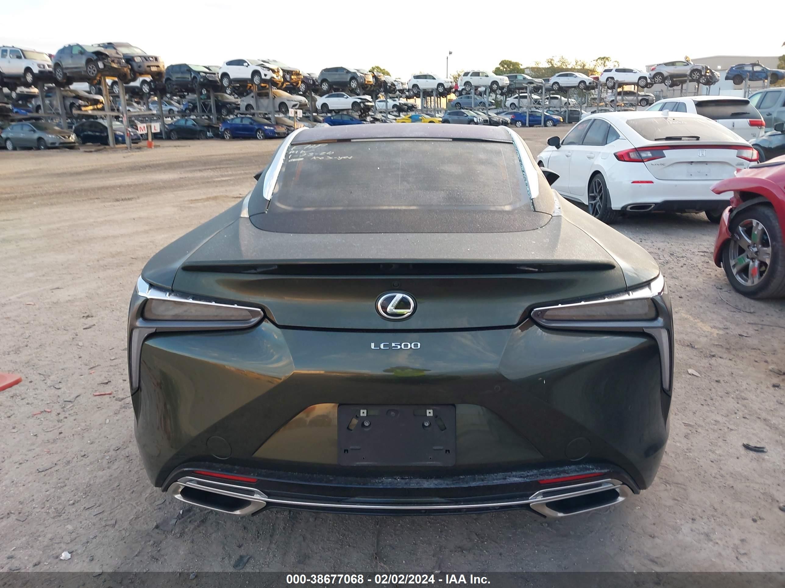 2021 Lexus Lc 500   Green vin: JTHAP5AY9MA100405
