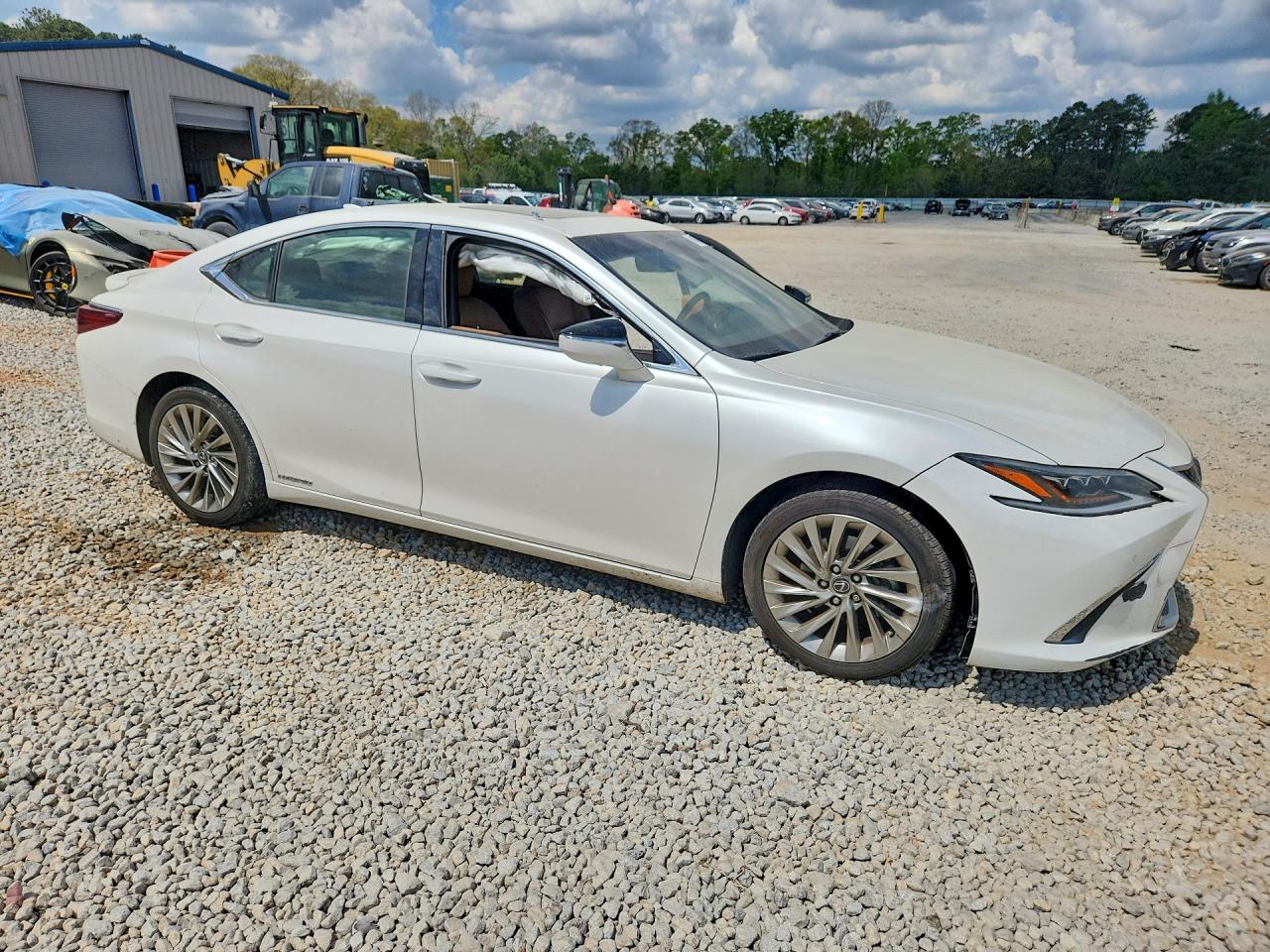 2019 Lexus Es 300h Ultra Luxury White vin: JTHB21B14K2044507