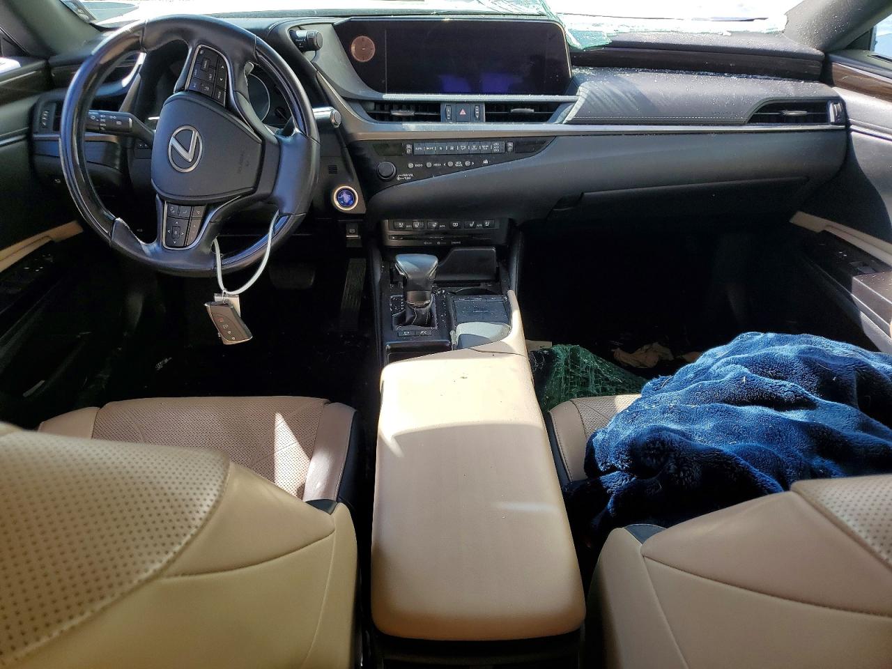 2019 Lexus Es 300h Beige vin: JTHB21B16K2037526