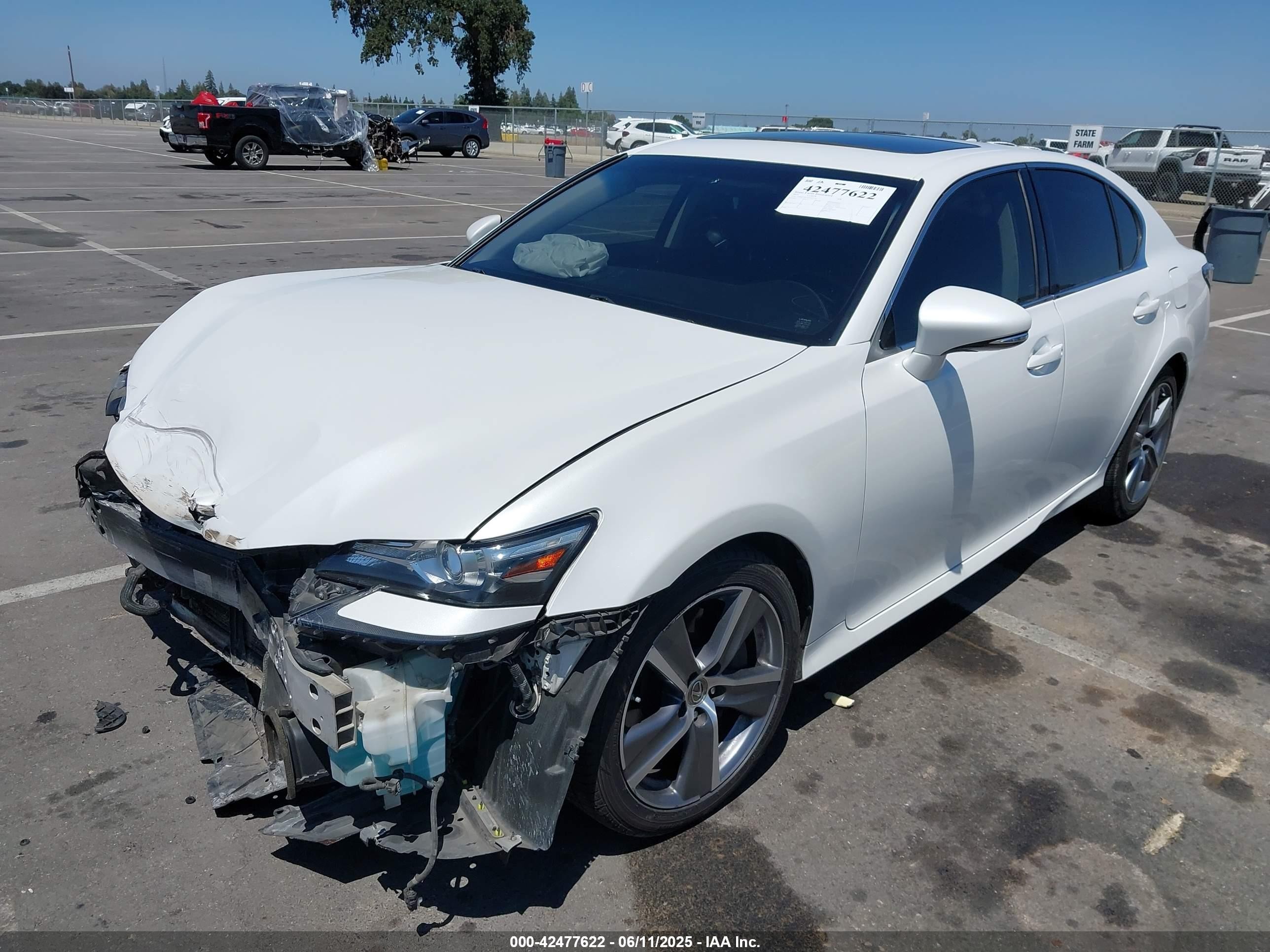 2016 Lexus Gs 200t   White vin: JTHBA1BL5GA001134