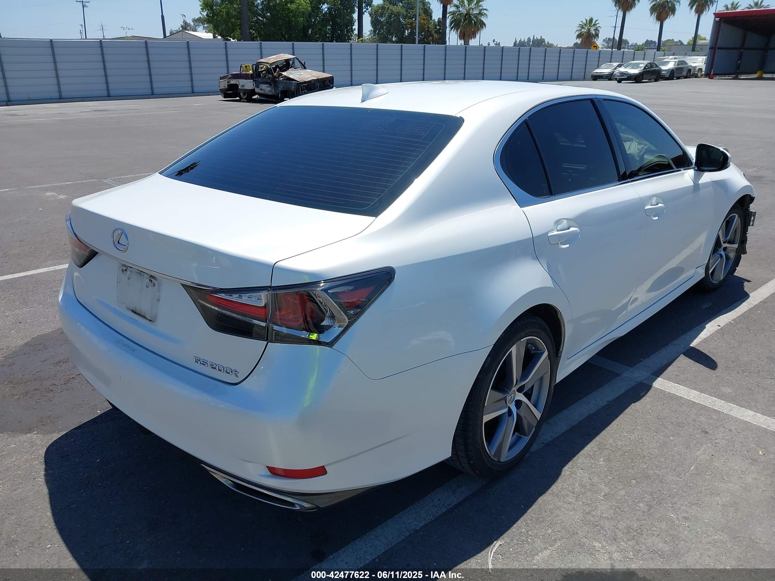 2016 Lexus Gs 200t   White vin: JTHBA1BL5GA001134