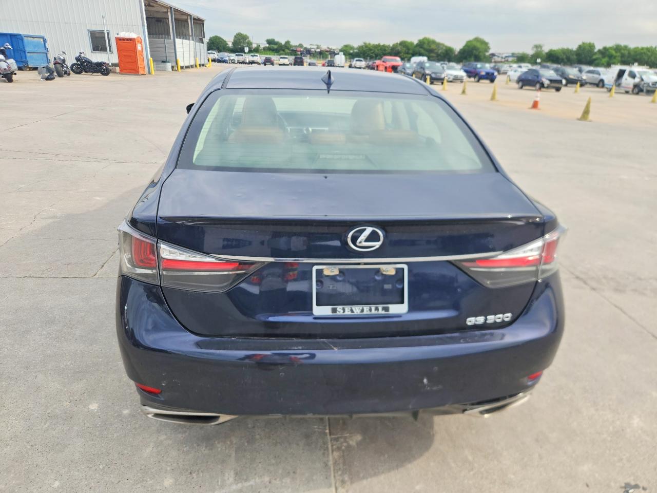 2018 Lexus Gs 300 Base Blue vin: JTHBA1BL6JA007919