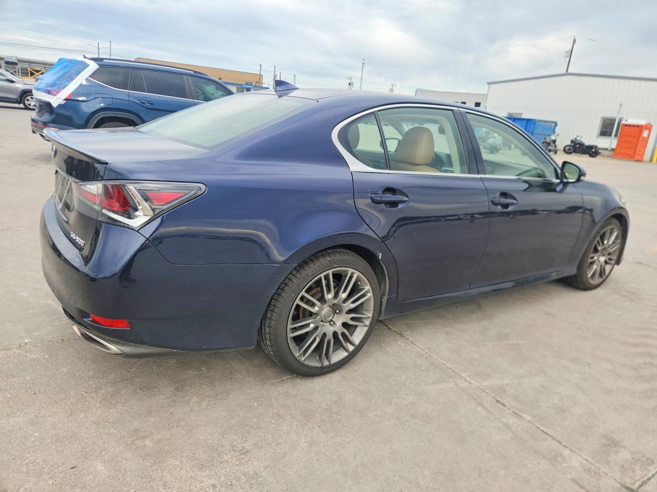 2018 Lexus Gs 300 Base Blue vin: JTHBA1BL6JA007919