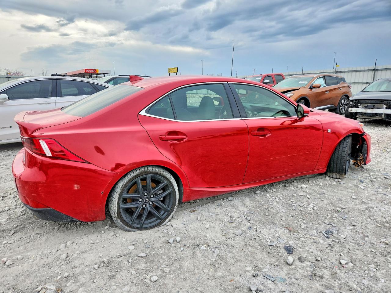 2016 Lexus Is 200t Base Red vin: JTHBA1D20G5014631