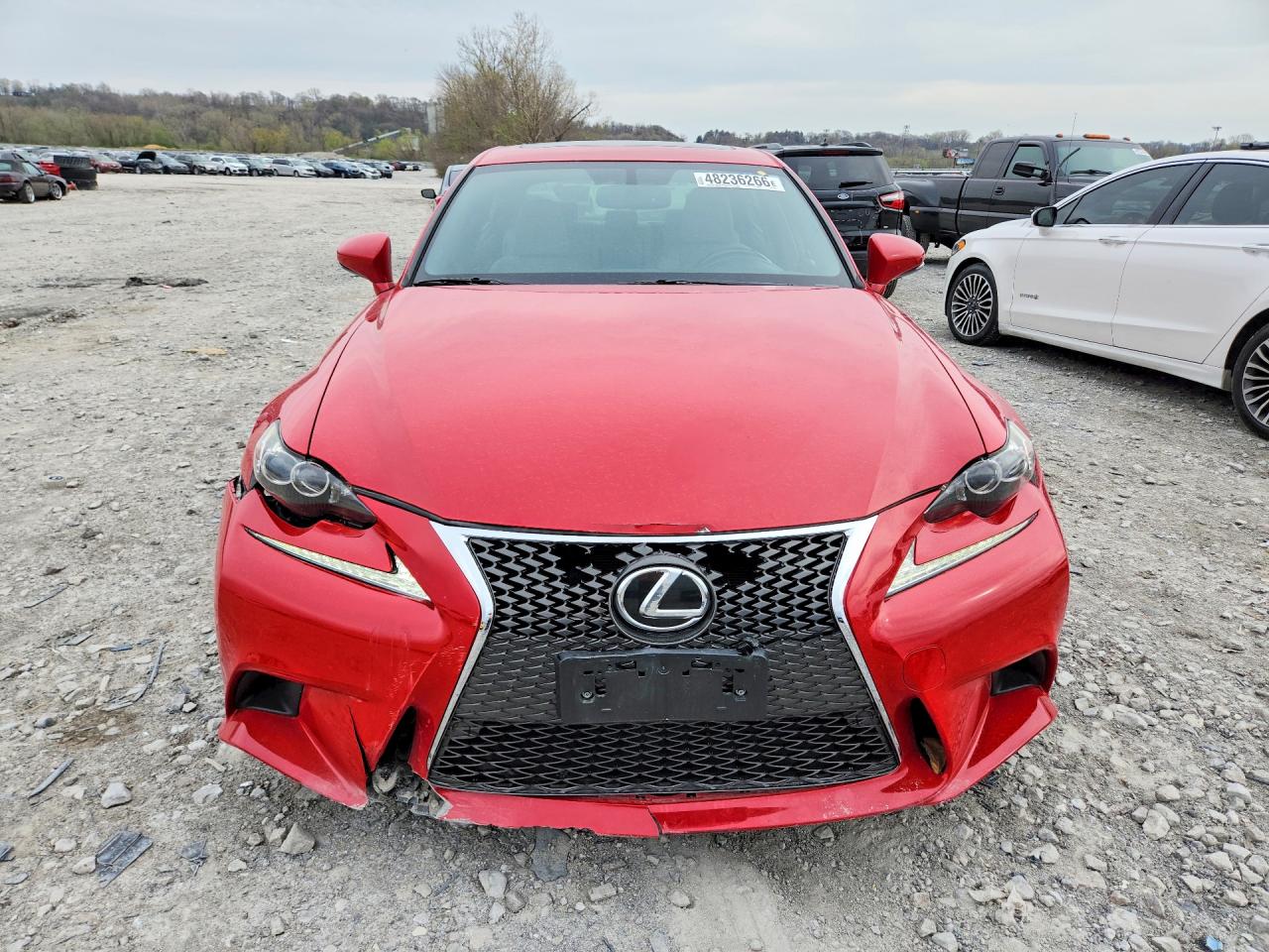 2016 Lexus Is 200t Base Red vin: JTHBA1D20G5014631