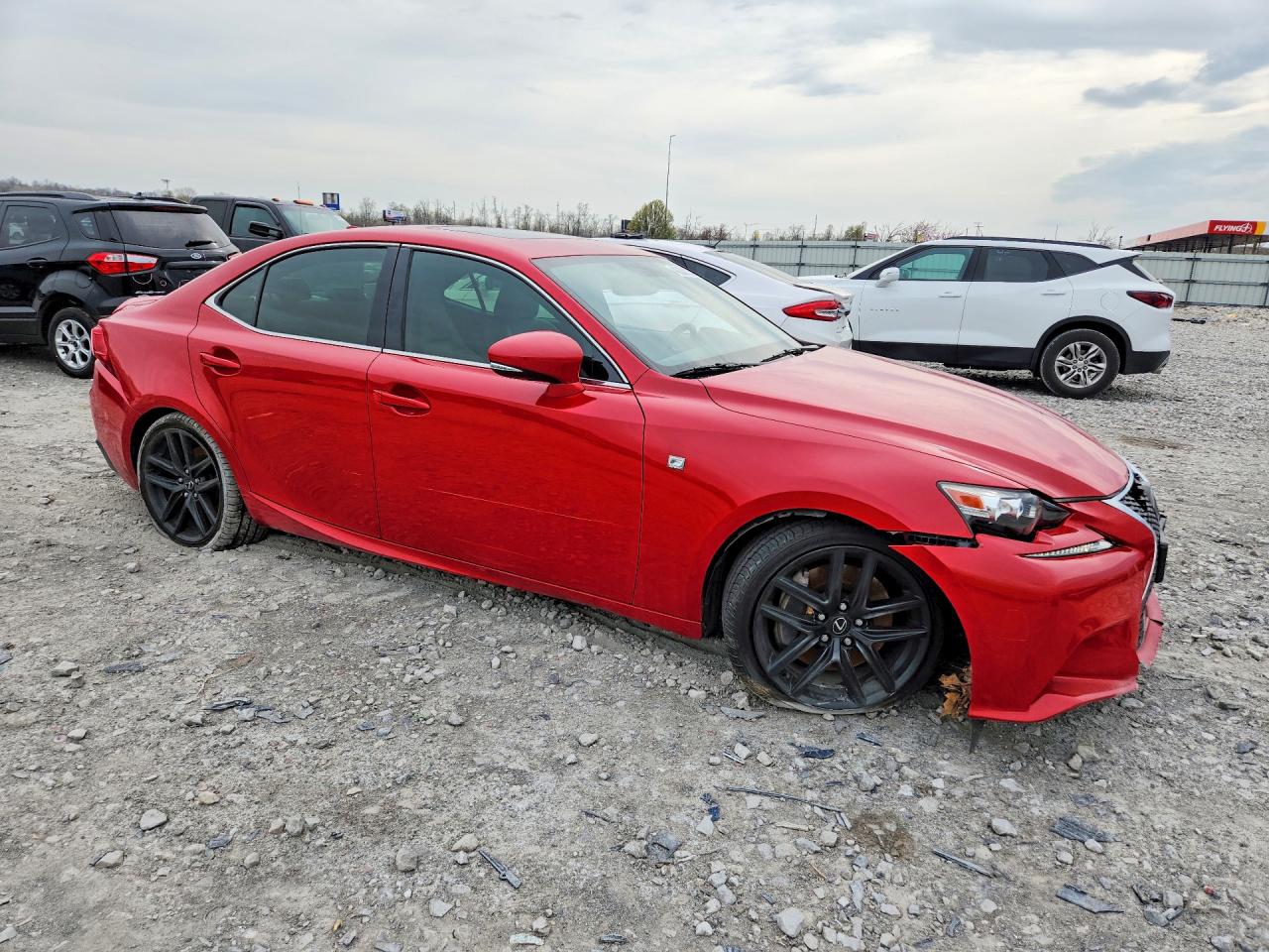 2016 Lexus Is 200t Base Red vin: JTHBA1D20G5014631