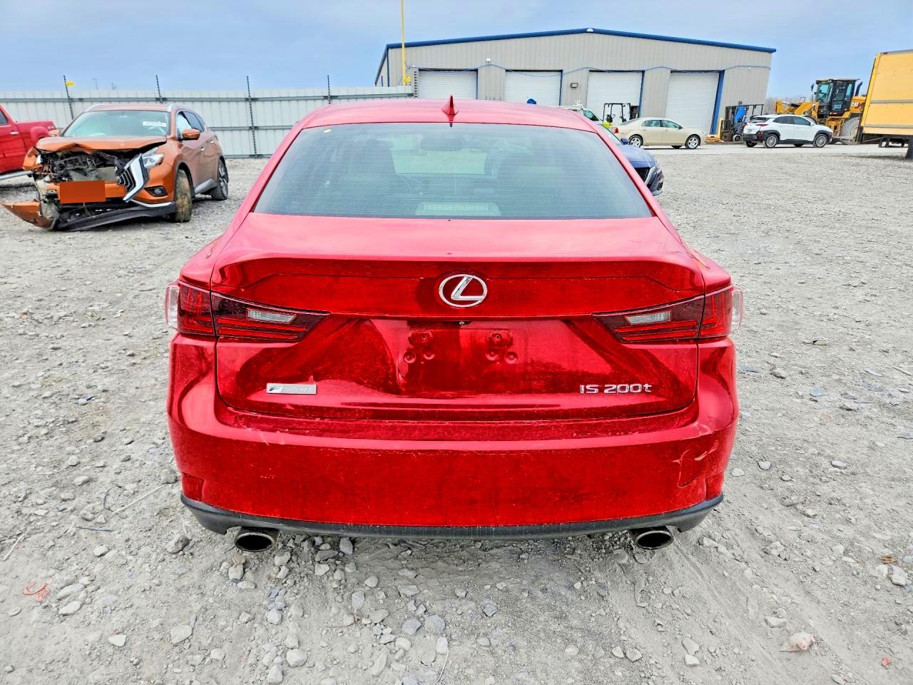 2016 Lexus Is 200t Base Red vin: JTHBA1D20G5014631