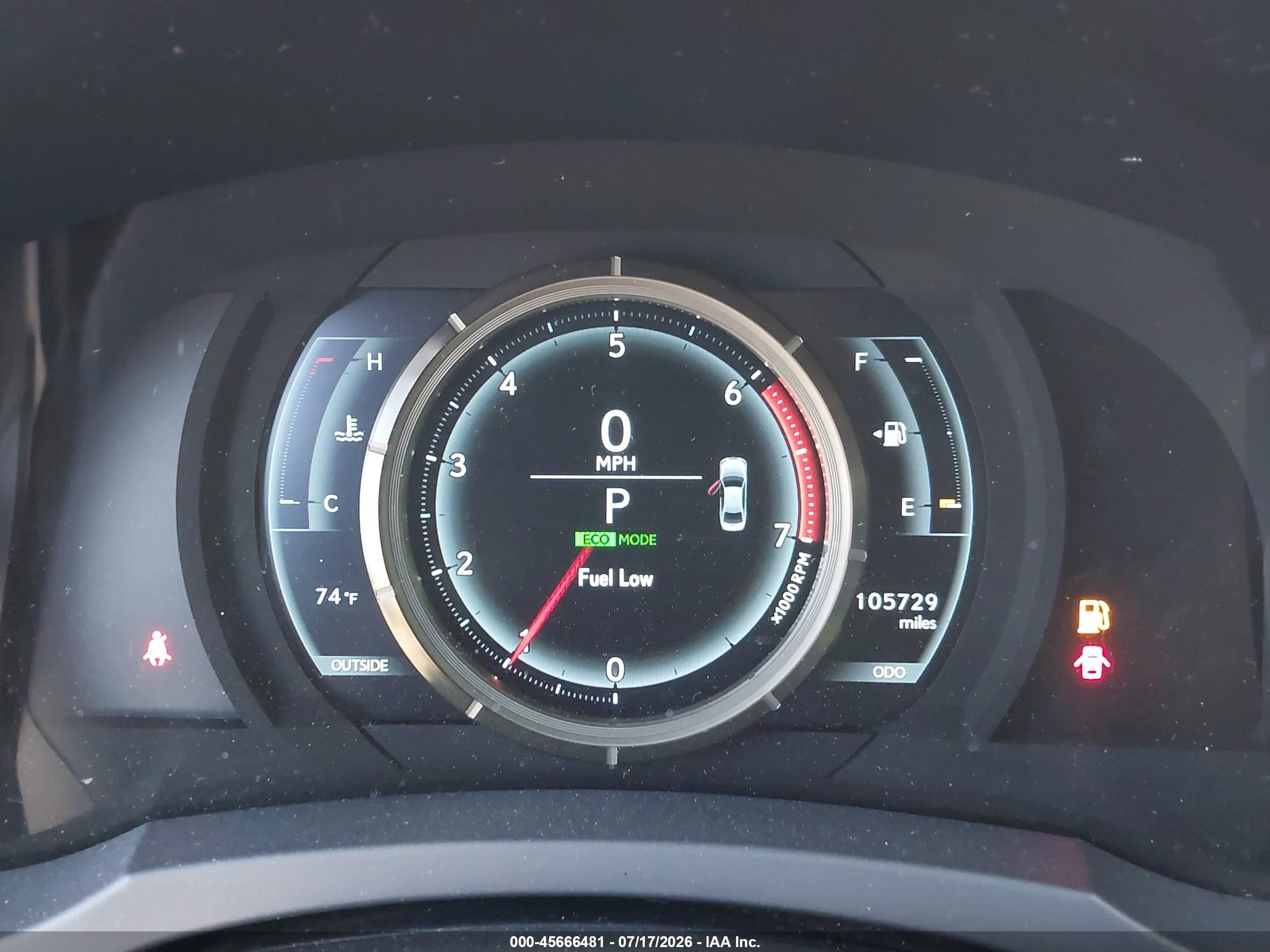 2016 Lexus Is 200t   Серый vin: JTHBA1D20G5029629