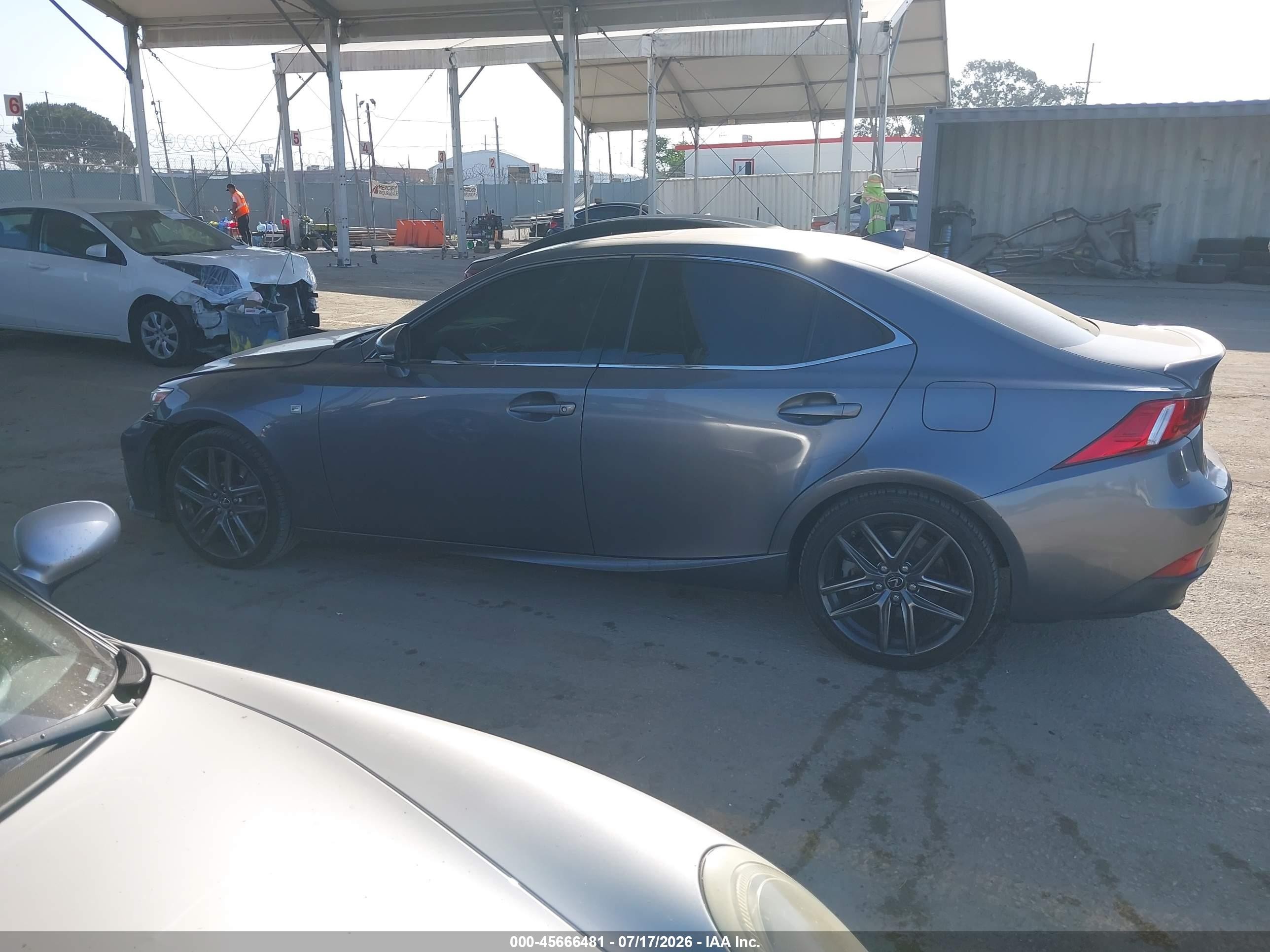 2016 Lexus Is 200t   Серый vin: JTHBA1D20G5029629