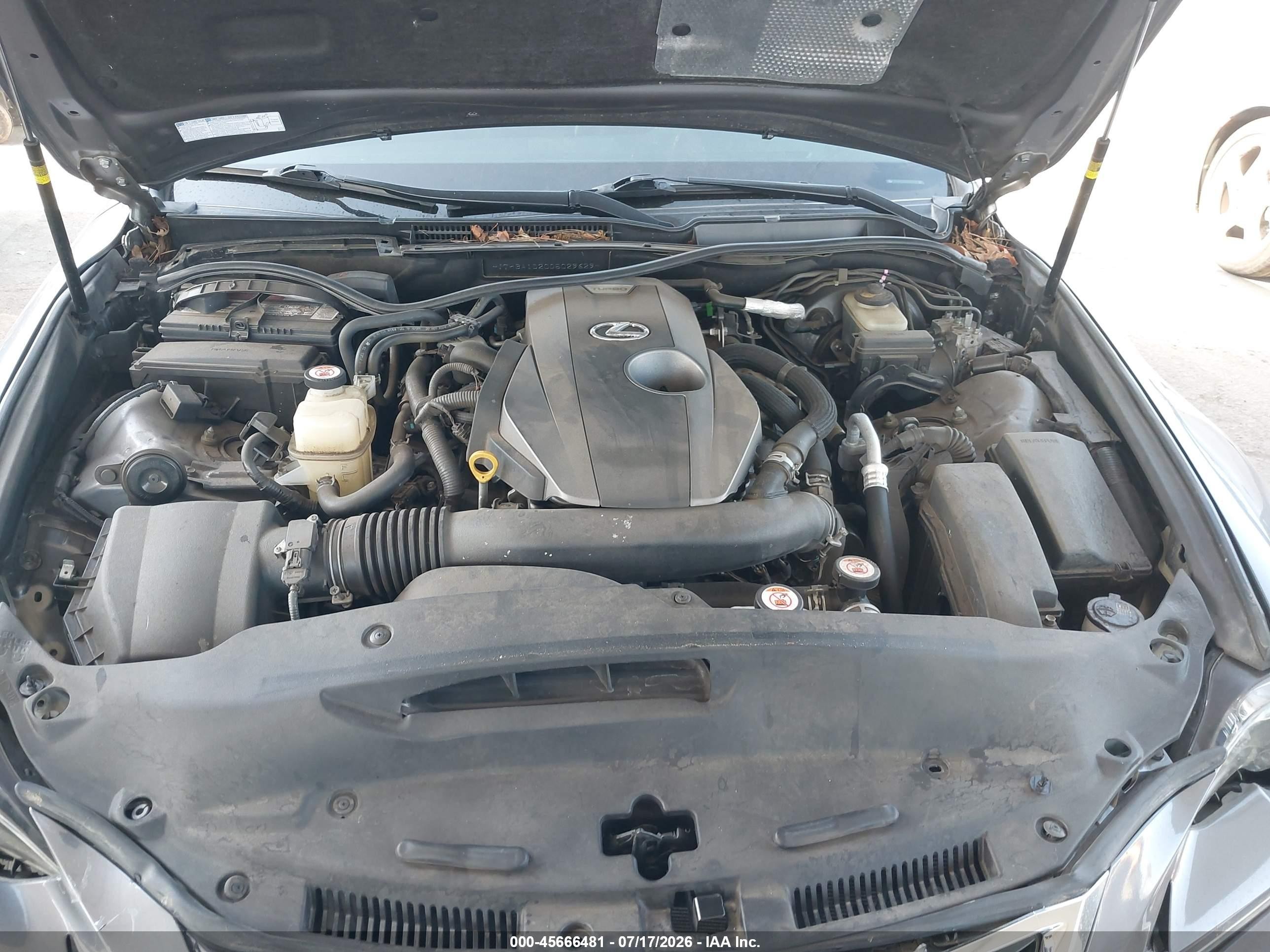 2016 Lexus Is 200t   Серый vin: JTHBA1D20G5029629
