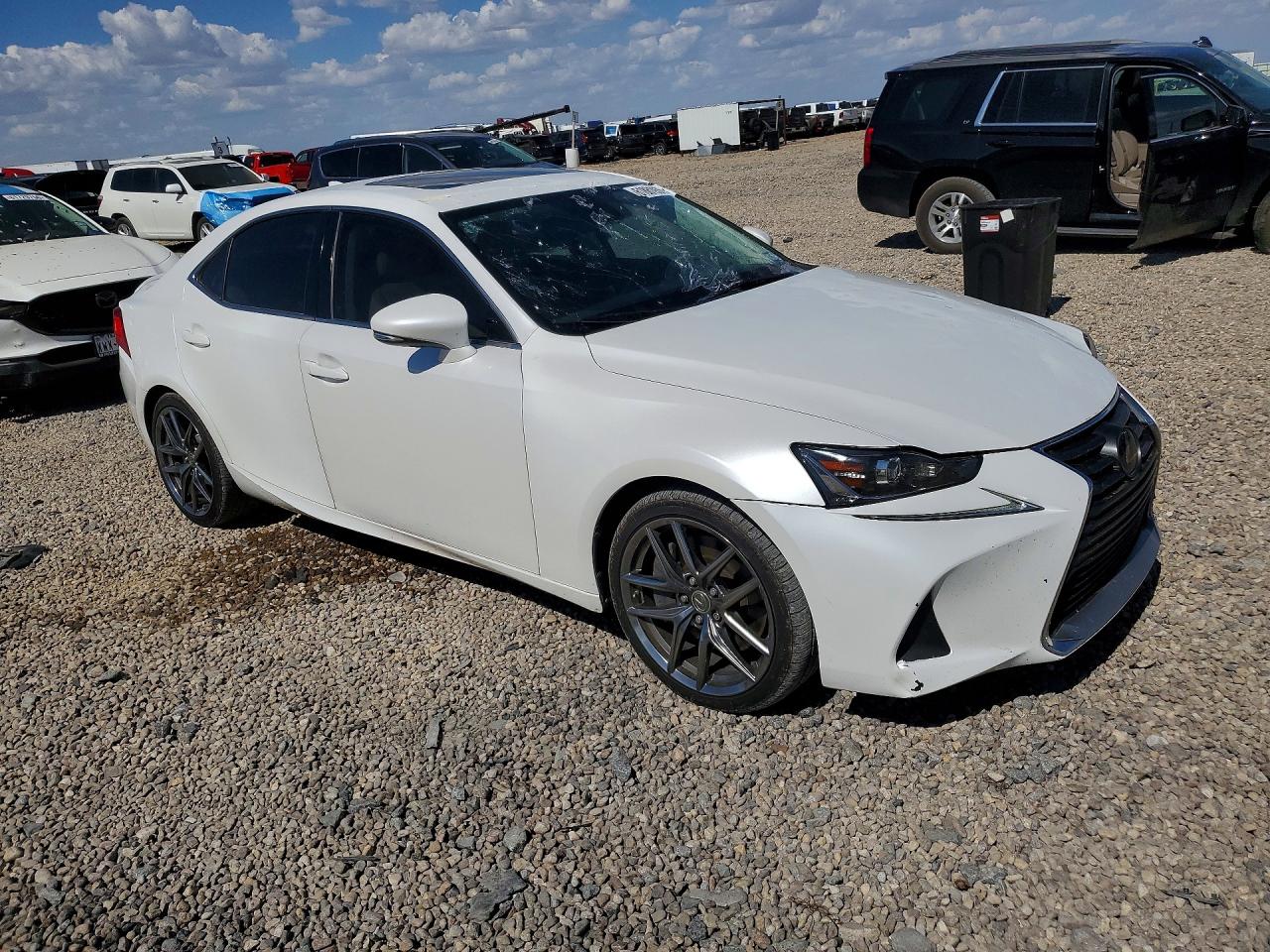 2017 Lexus Is 200t White vin: JTHBA1D20H5052166