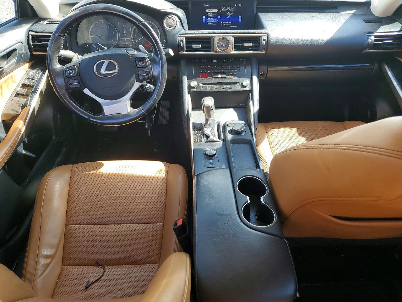 2017 Lexus Is 200t White vin: JTHBA1D20H5052166