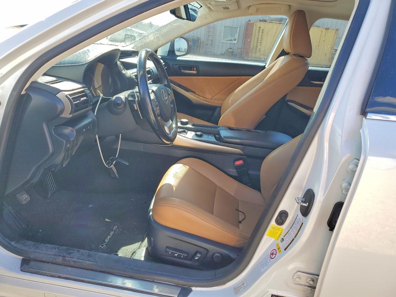 2017 Lexus Is 200t White vin: JTHBA1D20H5052166