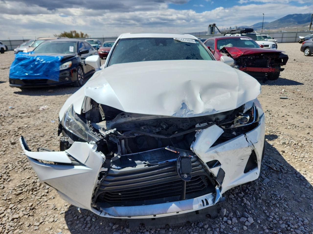 2018 Lexus Is 300 White vin: JTHBA1D20J5067076