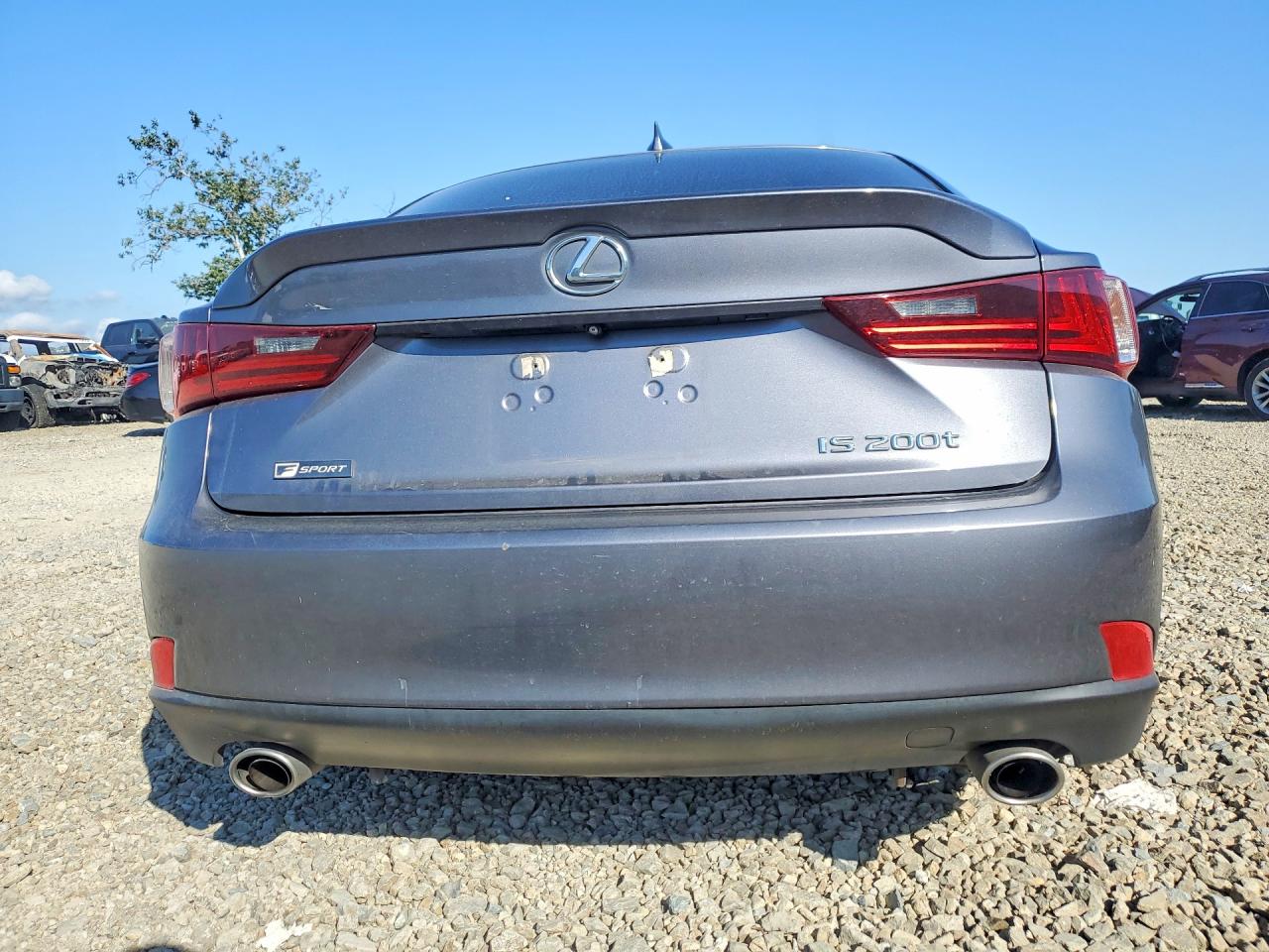 2016 Lexus Is 200t Gray vin: JTHBA1D21G5024925