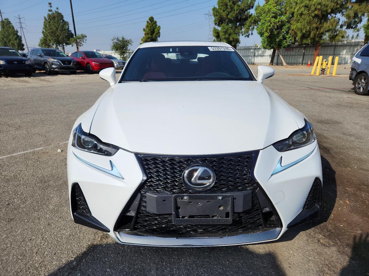 2019 Lexus Is 300 White vin: JTHBA1D21K5092473