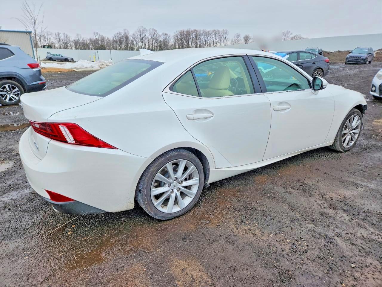 2016 Lexus Is 200t Белый vin: JTHBA1D22G5029051