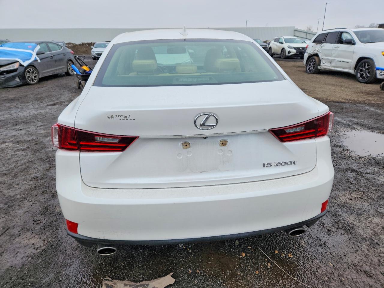 2016 Lexus Is 200t Белый vin: JTHBA1D22G5029051