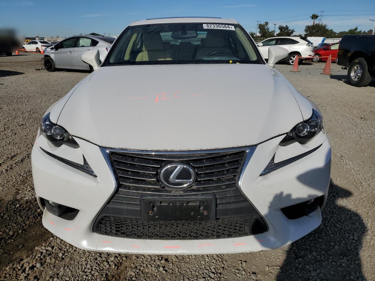 2016 Lexus Is 200t White vin: JTHBA1D22G5037134