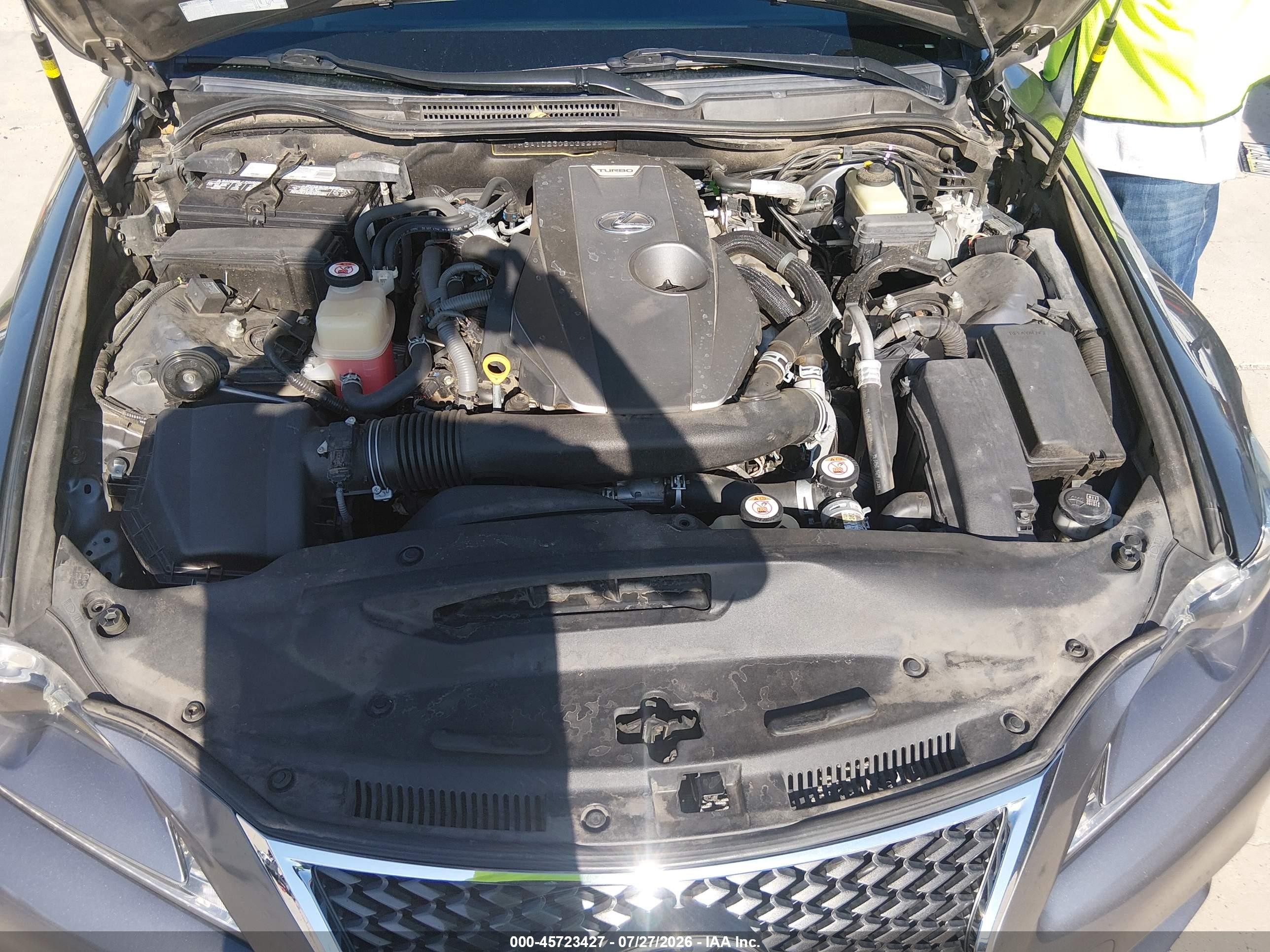 2016 Lexus Is 200t Gray vin: JTHBA1D23G5036266