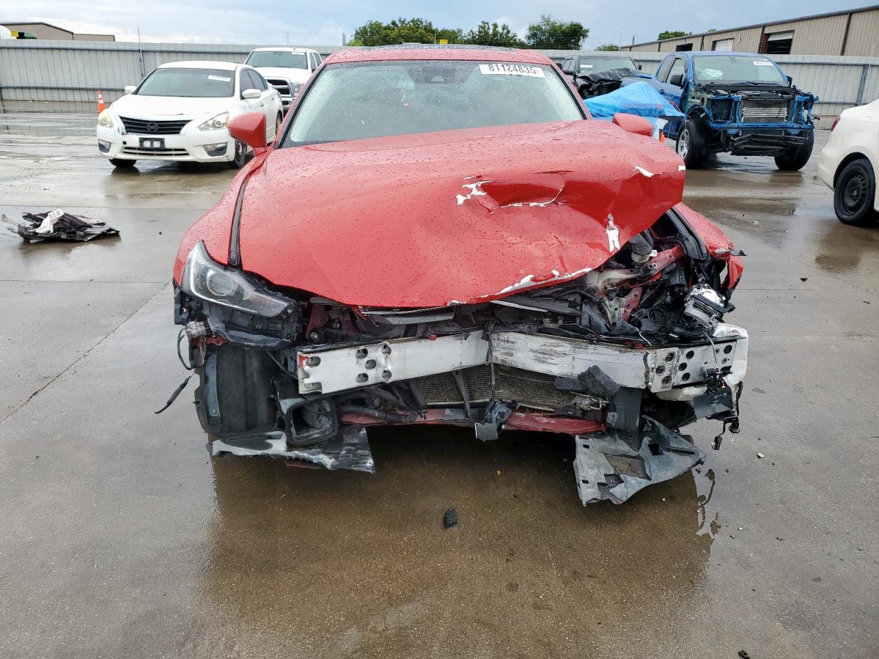 2018 Lexus Is 300 Красный vin: JTHBA1D23J5064334