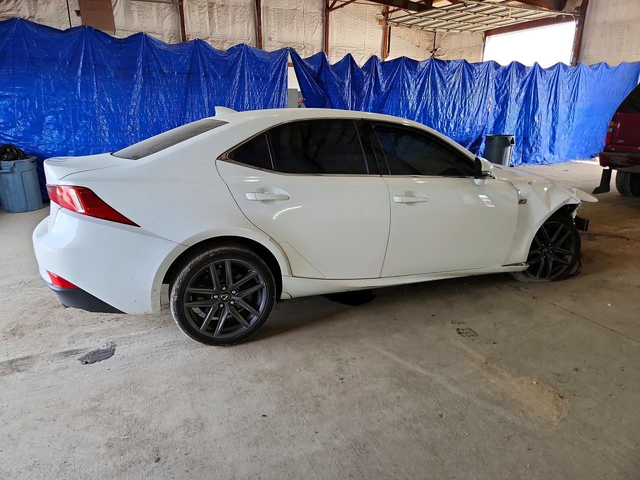 2016 Lexus Is 200t White vin: JTHBA1D24G5005236