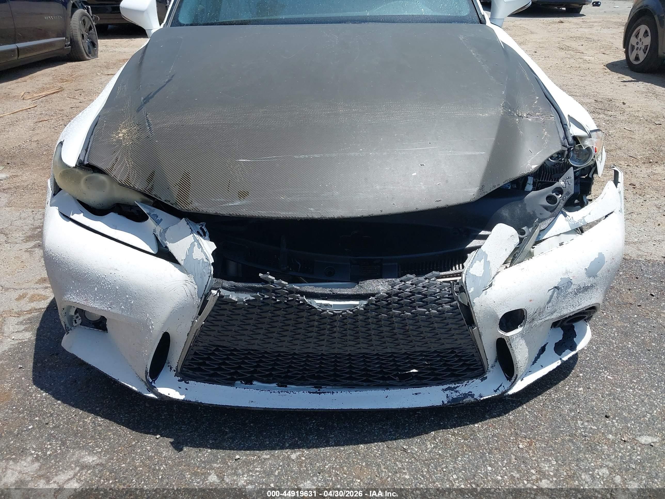 2016 Lexus Is 200t White vin: JTHBA1D24G5020111
