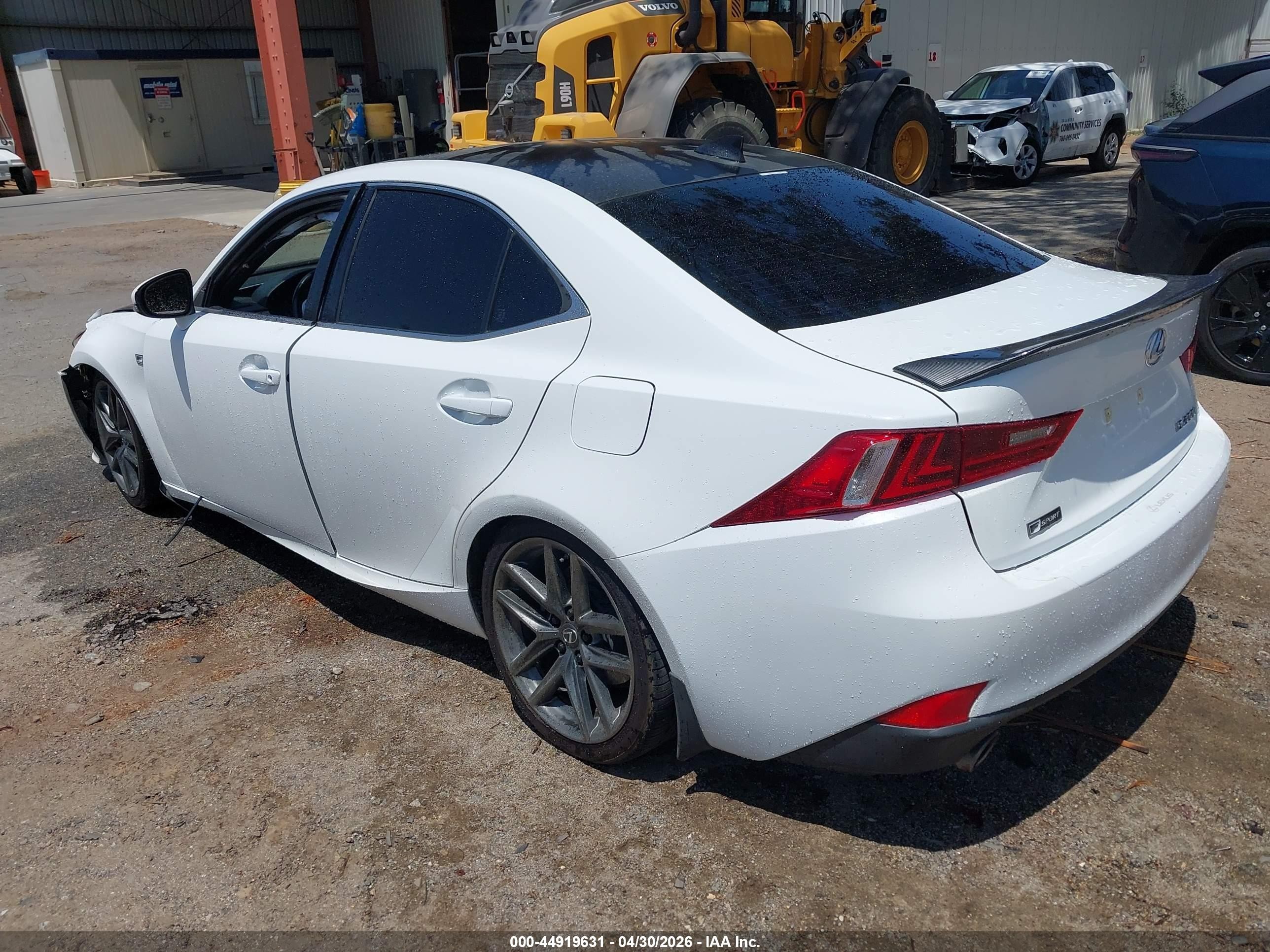 2016 Lexus Is 200t White vin: JTHBA1D24G5020111