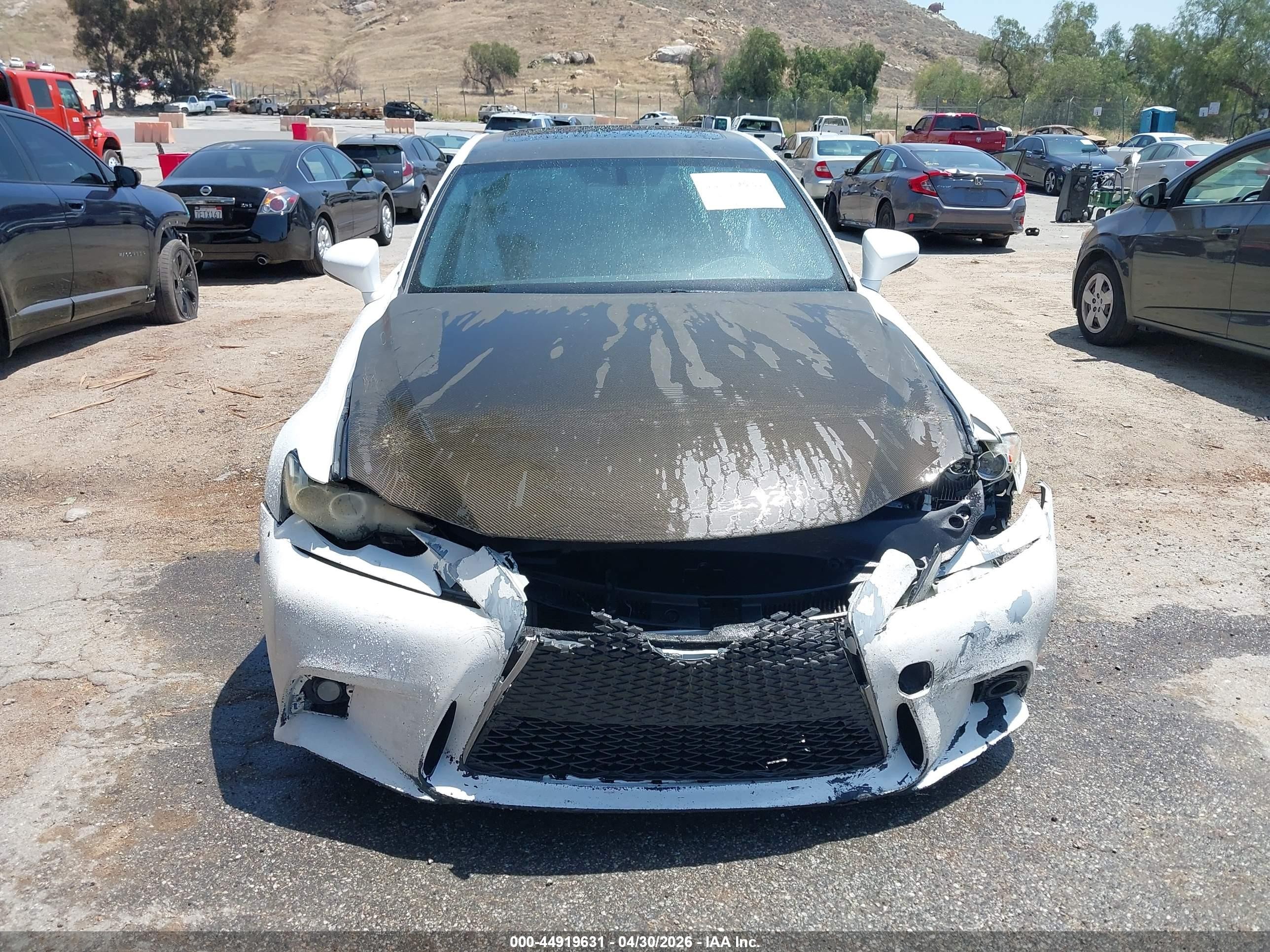 2016 Lexus Is 200t White vin: JTHBA1D24G5020111