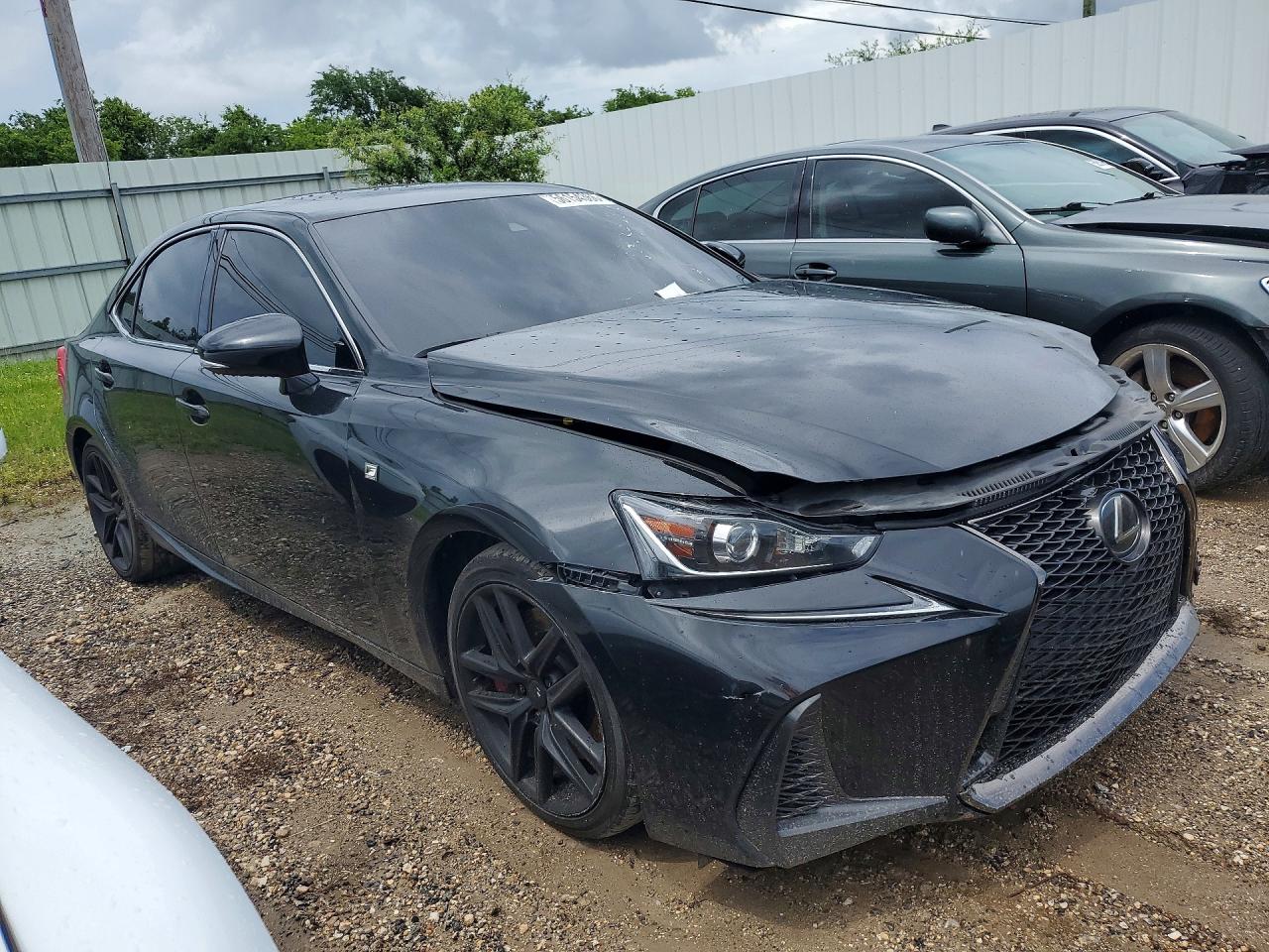 2017 Lexus Is 200t Черный vin: JTHBA1D24H5041431