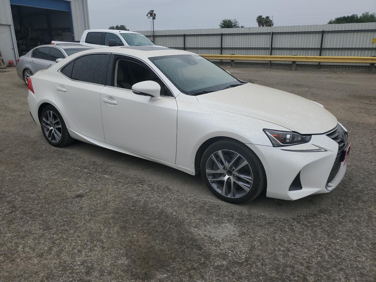 2018 Lexus Is 300 Base White vin: JTHBA1D24J5083913 Damage: Right Front Center Cap, Missing, Replacement Required