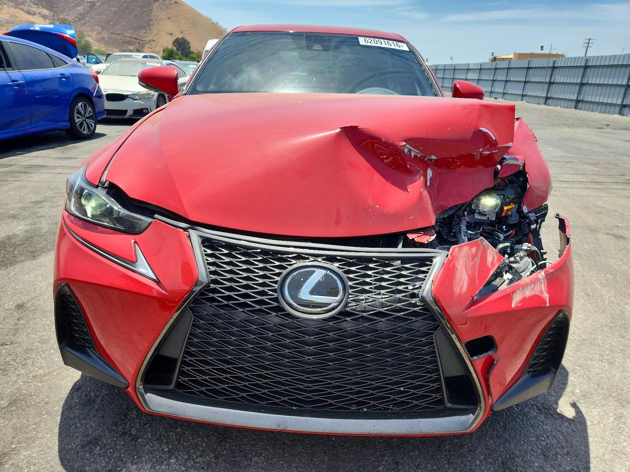 2017 Lexus Is Red vin: JTHBA1D26H5044976