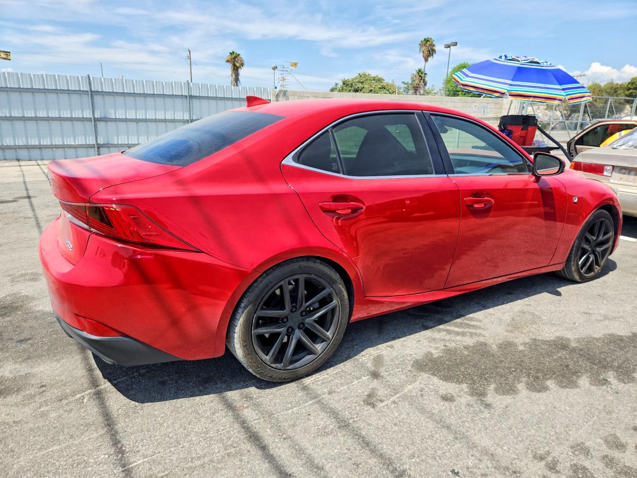 2017 Lexus Is Red vin: JTHBA1D26H5044976