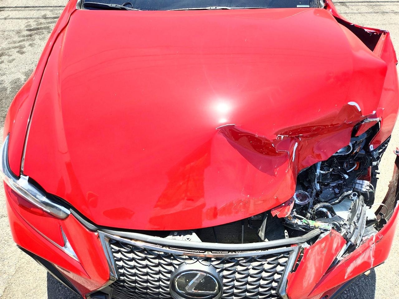 2017 Lexus Is Red vin: JTHBA1D26H5044976